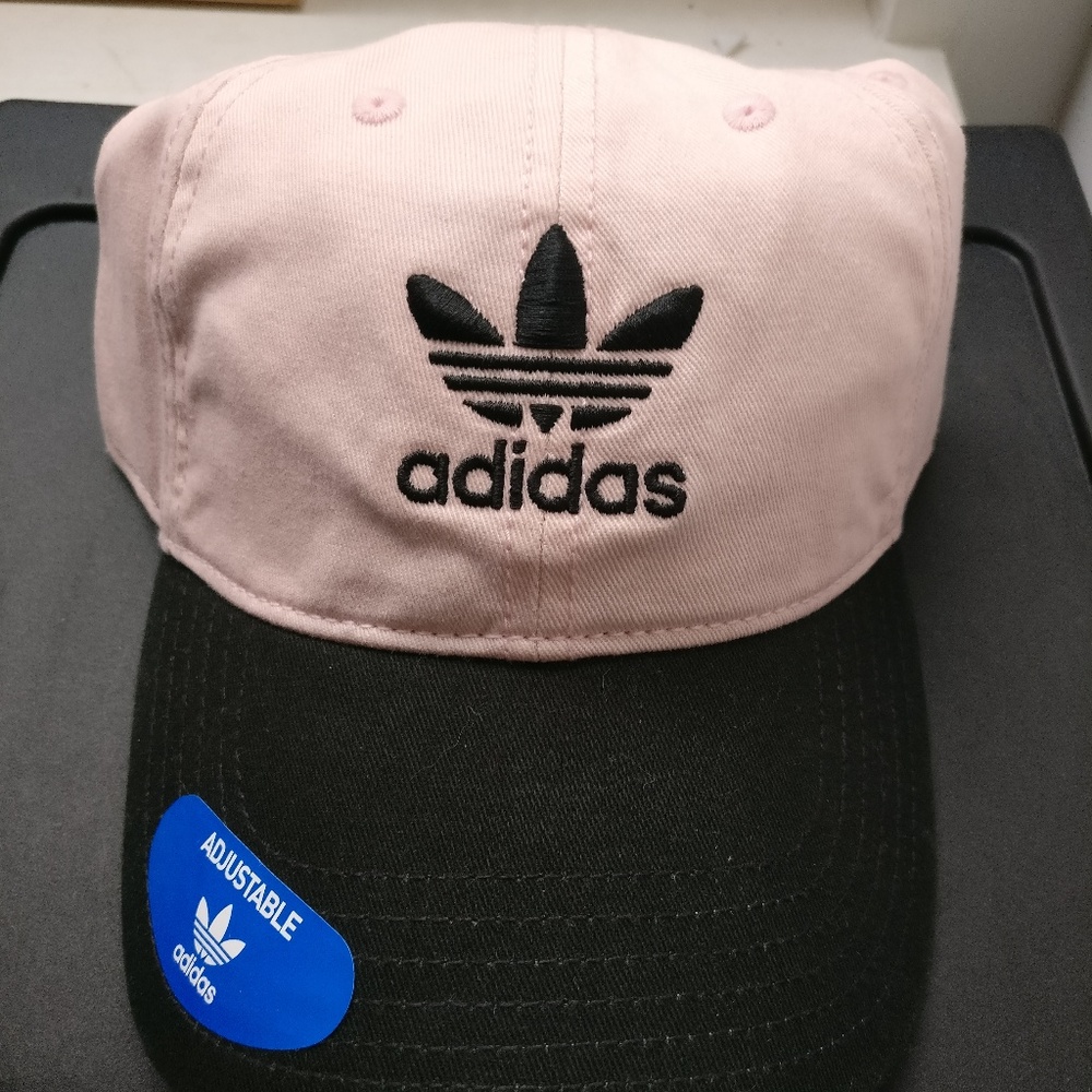 RARE Adidas Pink/black Snapback Hat